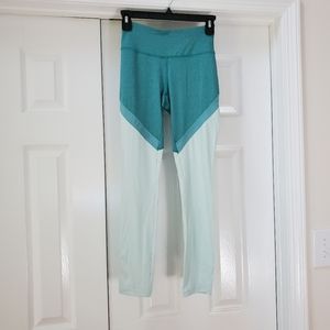 Everlast Teal Green Color Block Leggings NEW
